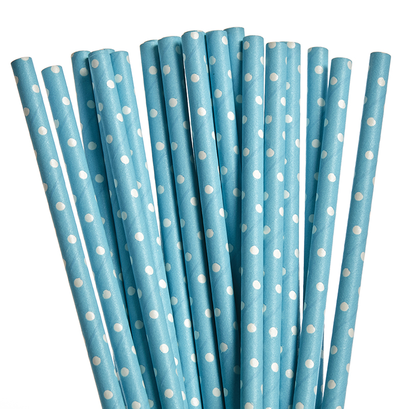 PAPER STRAWS BLUE